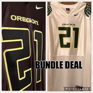 2 Nike Oregon Ducks Jerseys- Pre-Bundled Deal.